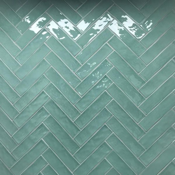 Chicago Turquoise gloss wall non-rectified 75x300
