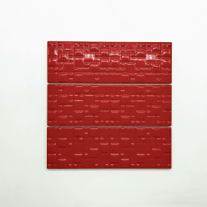 Red gloss decor MMJ1304 100x300