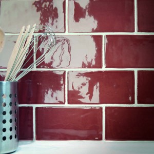 Ally Garnet Gloss Non-Rectified 75x150