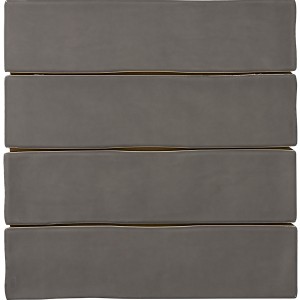 Chicago Grey gloss wall non-rectified 75x300