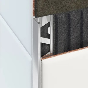 10mm L-Profile Bright Silver tile trim