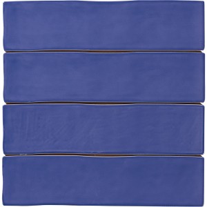 Chicago Blue gloss wall non-rectified 75x300