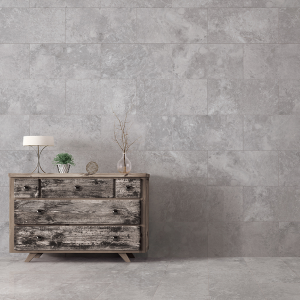 DLM Concrete Dark Grey matte rectified 600x600