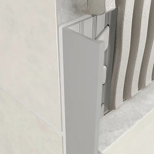 10mm L-Profile Silver matte tile trim